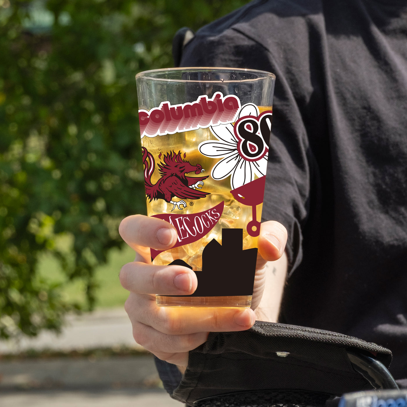 South Carolina 16oz Native Pint Glass