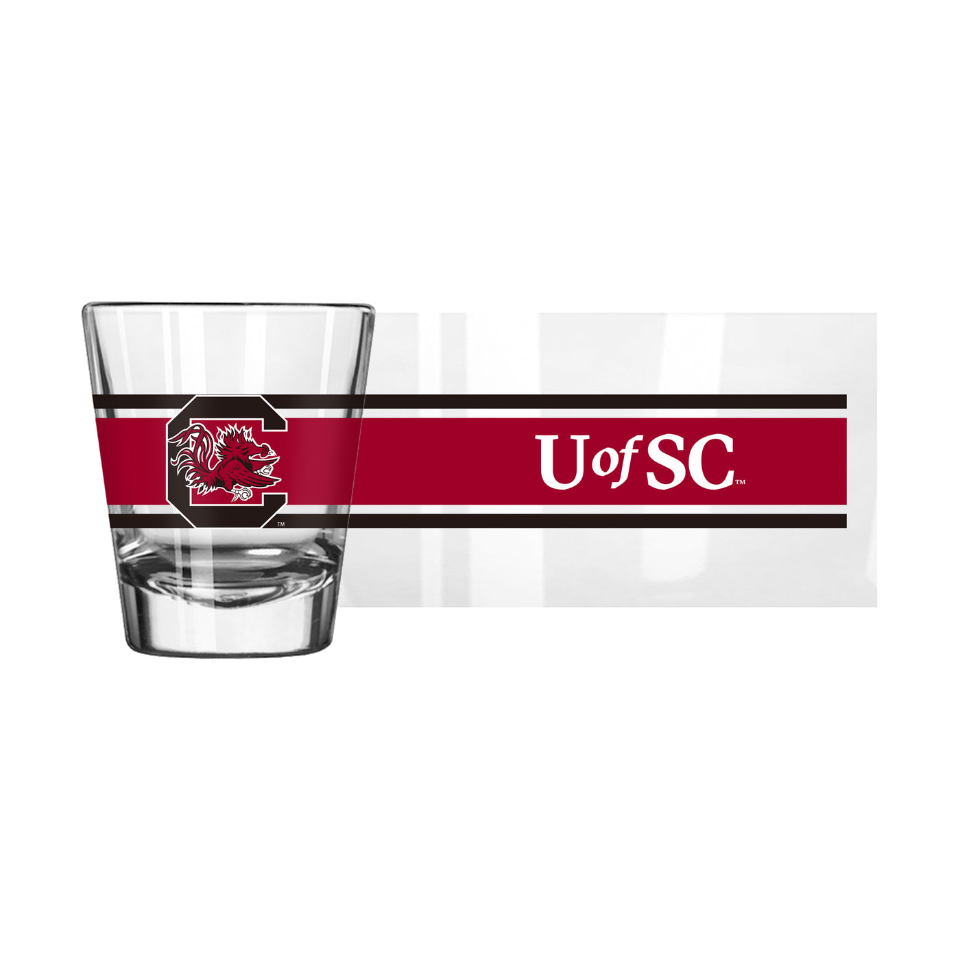 South Carolina 2oz Stripe Shot Glass