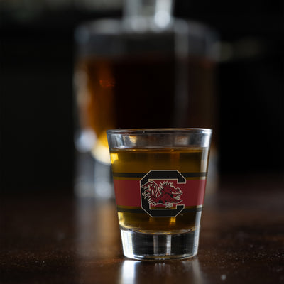 South Carolina 2oz Stripe Shot Glass