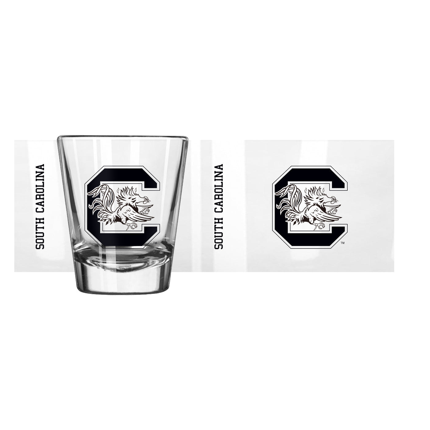 South Carolina Black Alternate 2oz Gameday Shot Glass