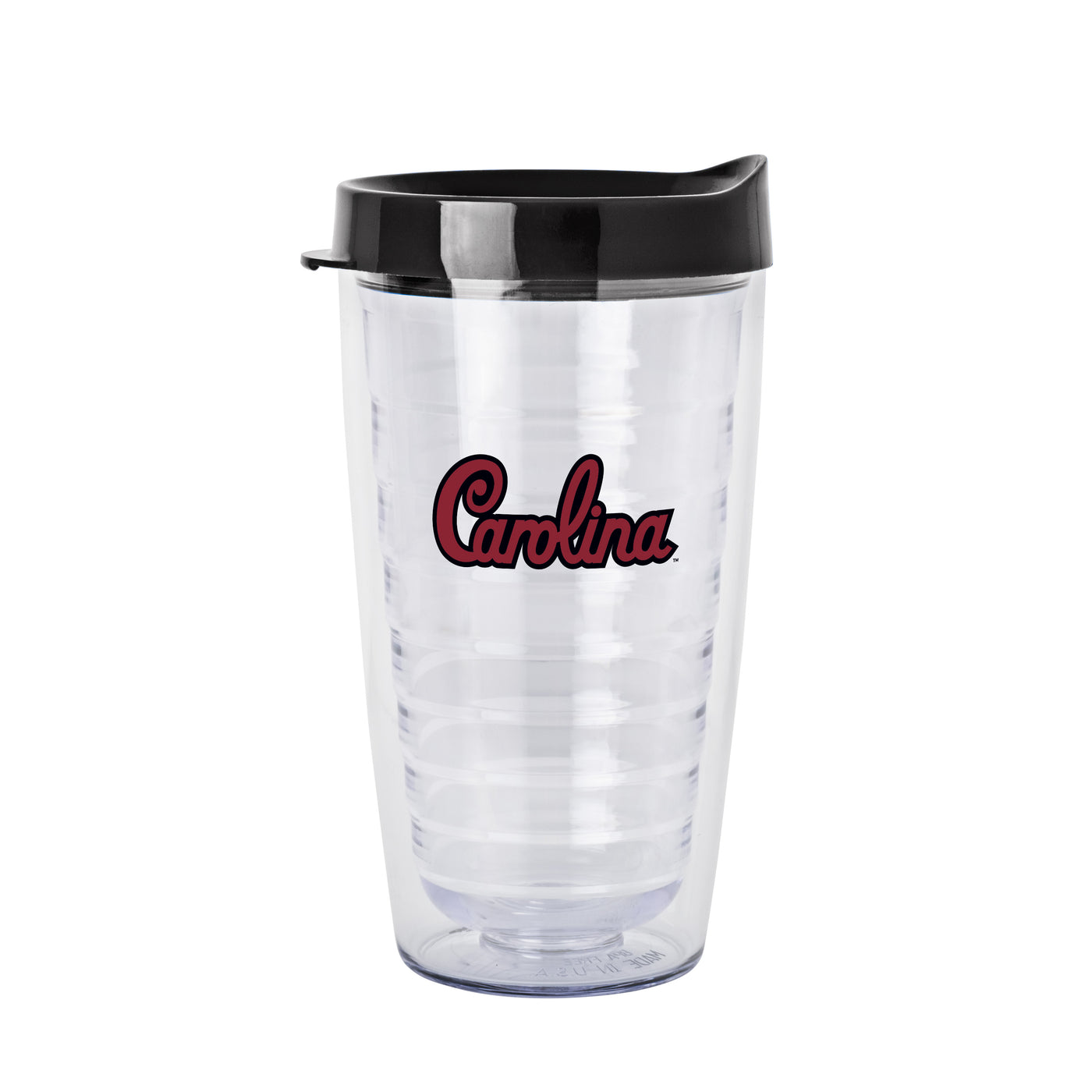 South Carolina 16oz Flipside Dbl Wall Clear Tumbler
