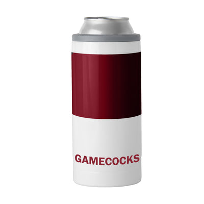 South Carolina Colorblock 12oz Slim Can Coolie