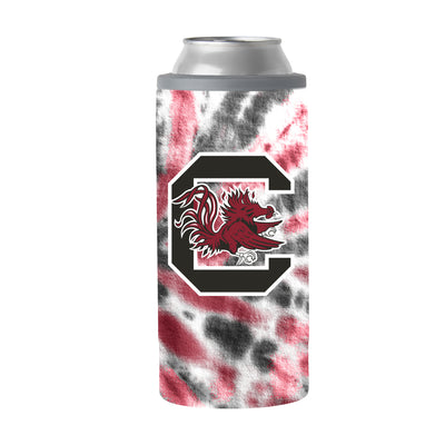South Carolina 12oz Tie Dye Slim Can Coolie