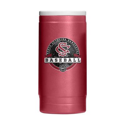 South Carolina Baseball 12oz Powder Coat Slim Can Coolie