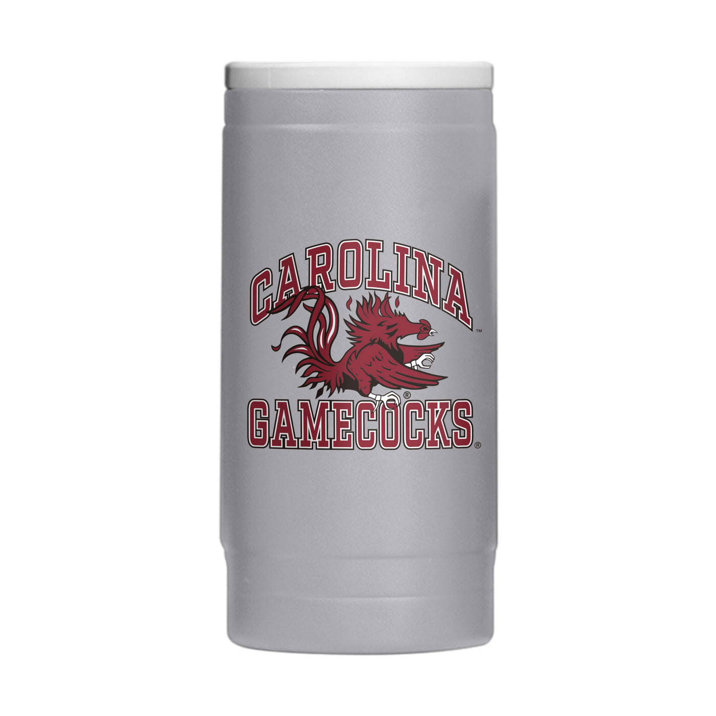 South Carolina 12oz Athletic Powder Coat Slim Can Coolie