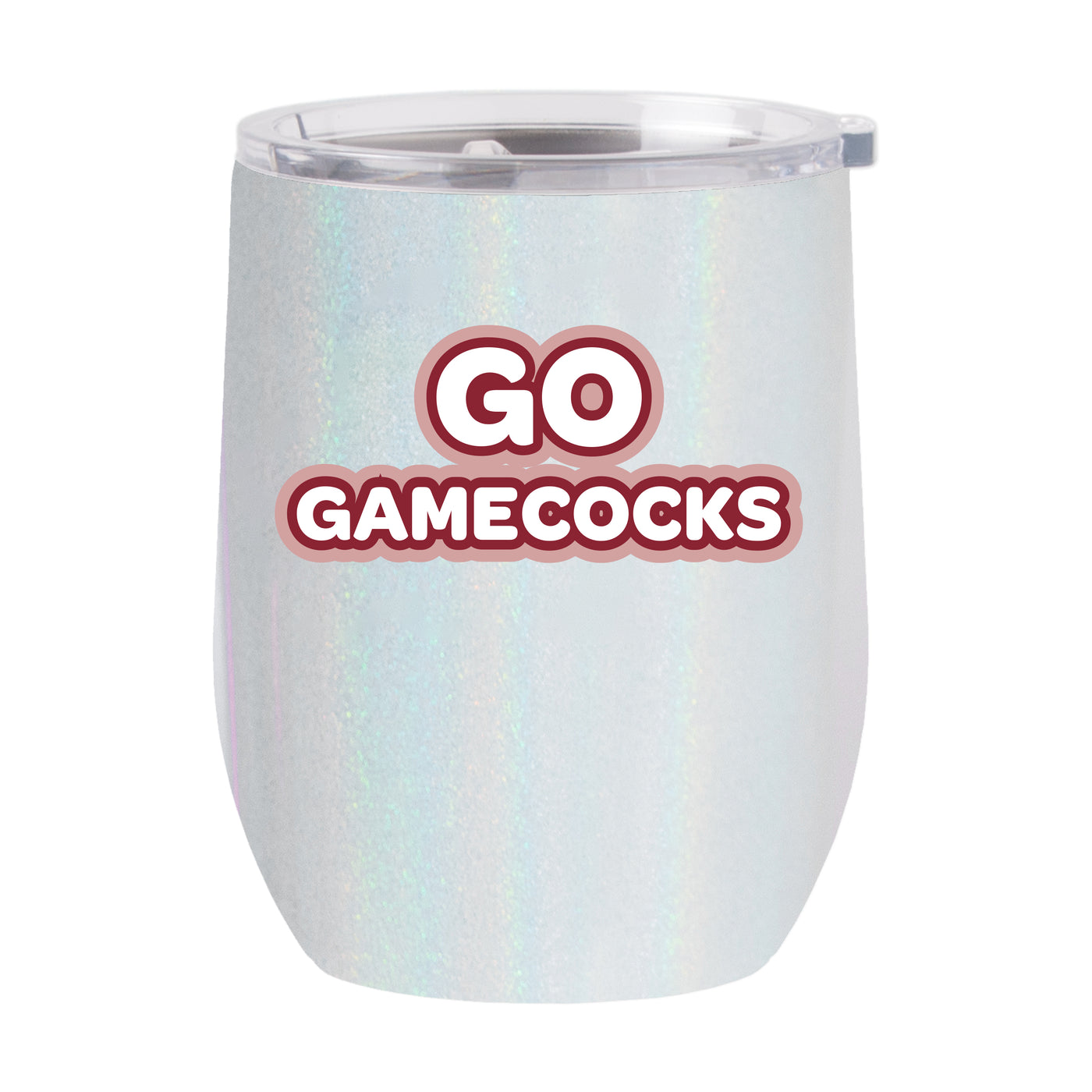 South Carolina 16oz Bubble Iridescent Curved Tumbler - Logo Brands