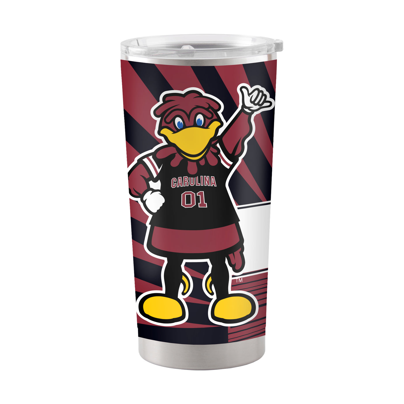 South Carolina 20oz Mascot Stainless Steel Tumbler