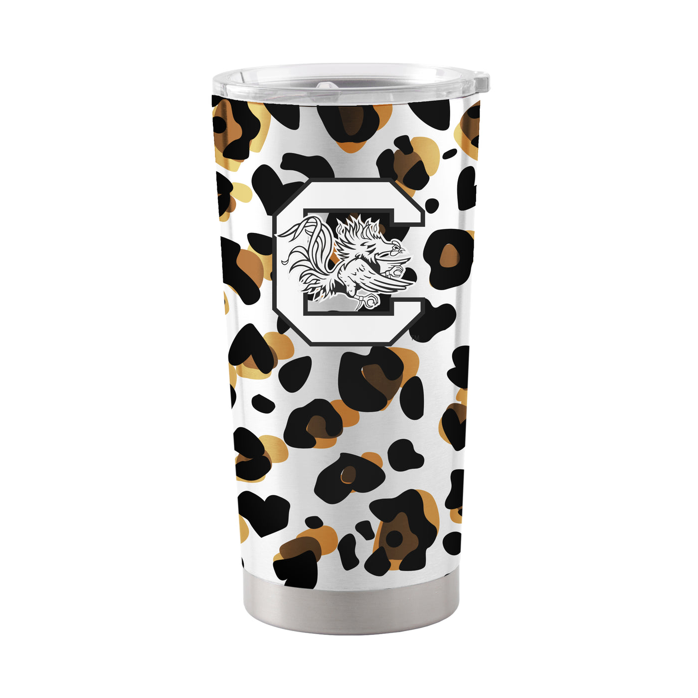 South Carolina 20oz Neutral Leopard Stainless Steel Tumbler