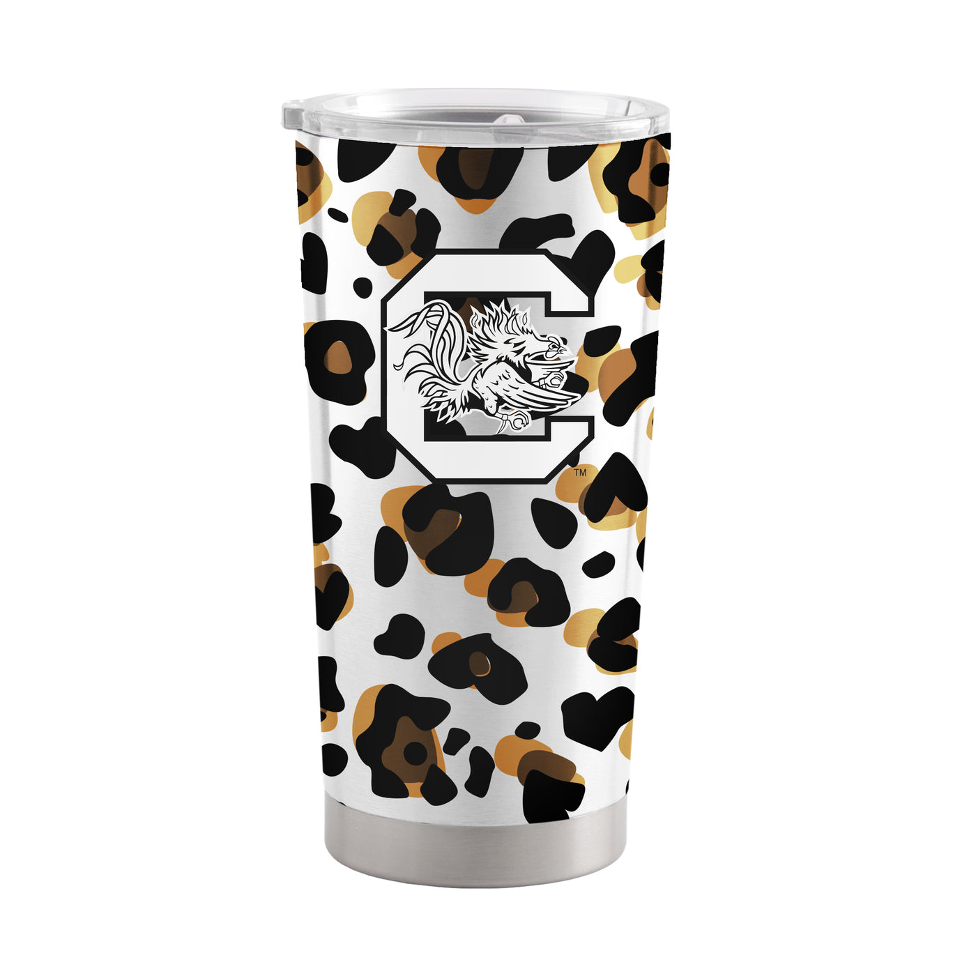 South Carolina 20oz Neutral Leopard Stainless Steel Tumbler