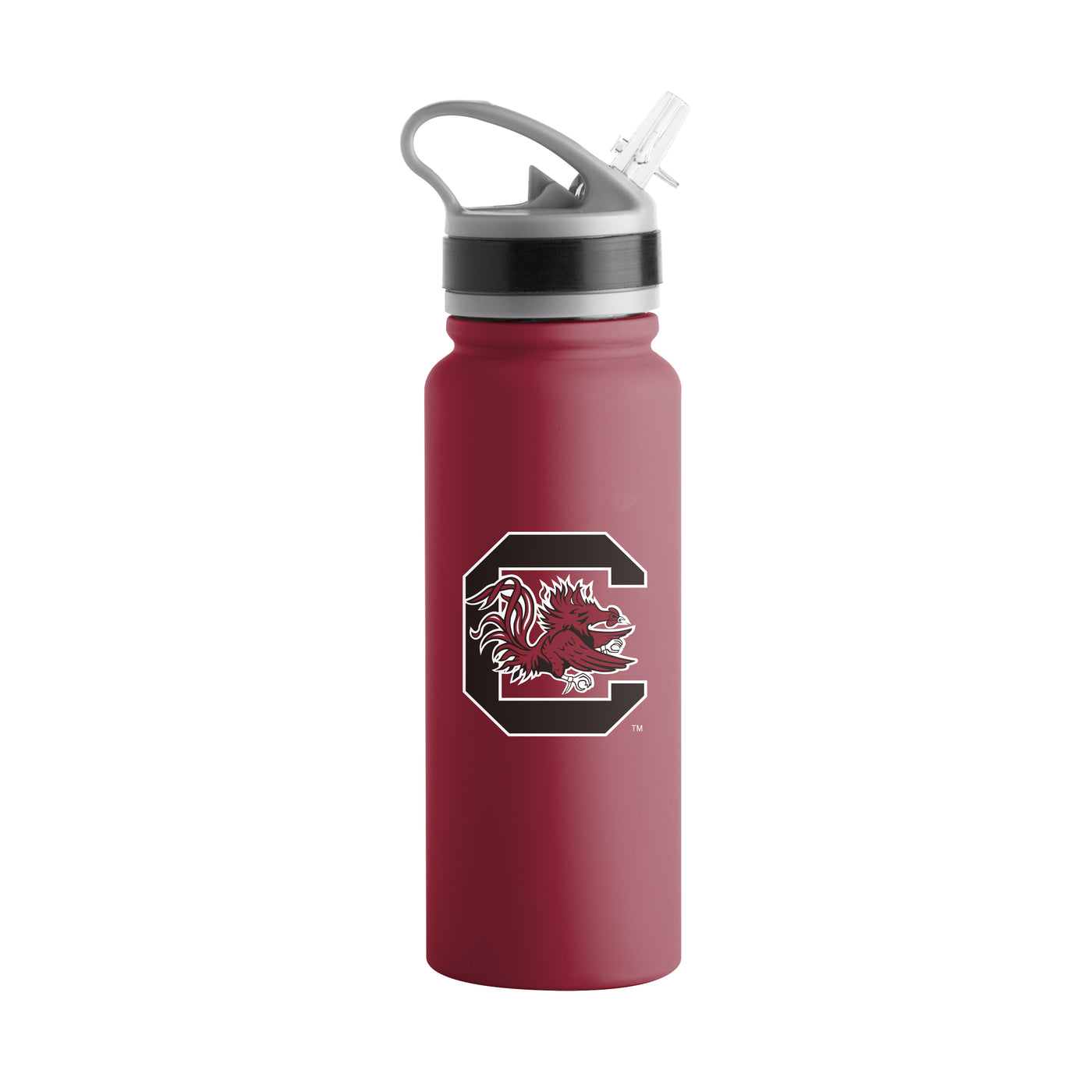 South Carolina 25oz Campus Color Letterman Stainless Single Wall Flip Top Bottle