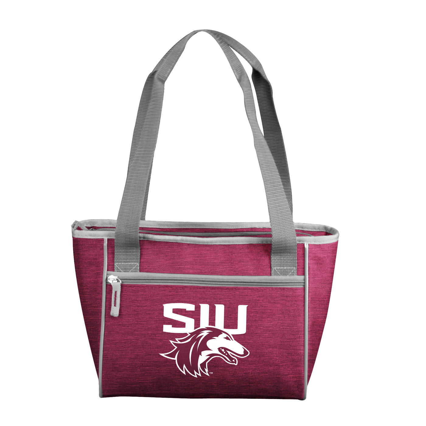 Southern Illinois Crosshatch 16 Can Cooler Tote