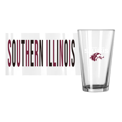 Southern Illinois 16oz Overtime Pint Glass