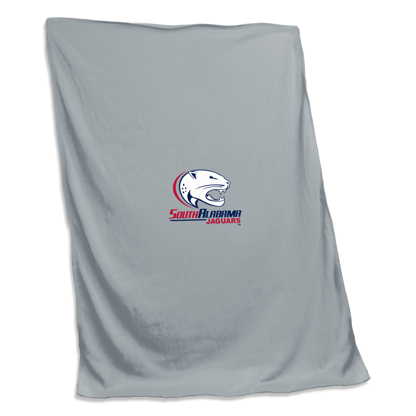 South Alabama Gray Sweatshirt Blanket (Screened)