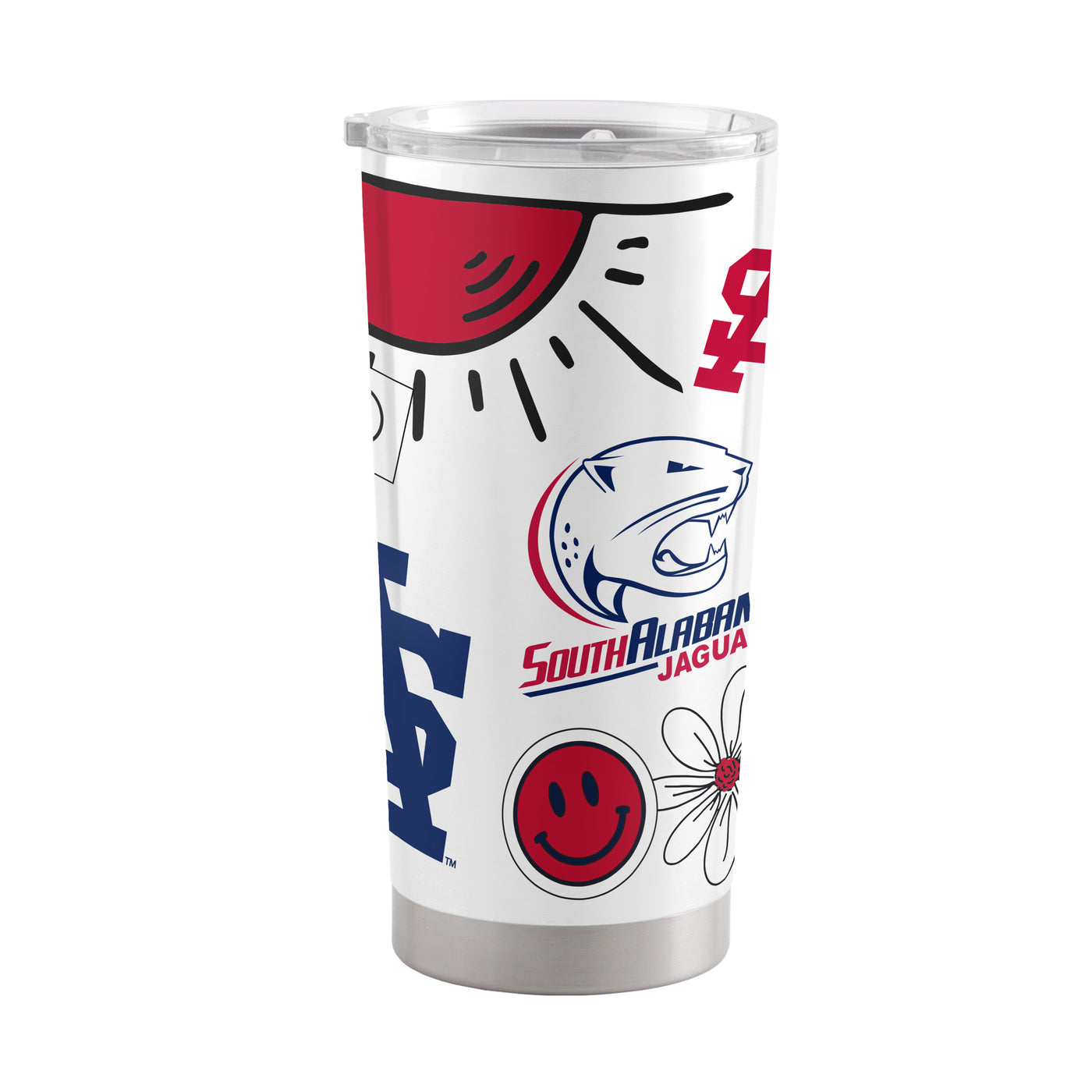 South Alabama 20oz Native Stainless Tumbler