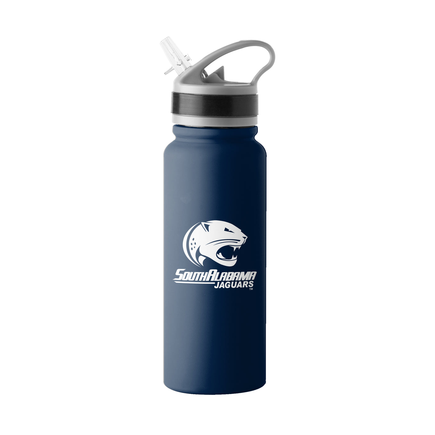 South Alabama 25oz Logo Stainless Single Wall Flip Top Bottle