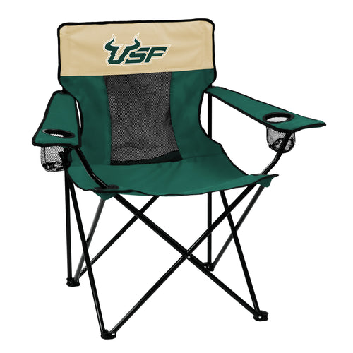 South Florida Elite chair by Logo Brands, a stylish piece of furniture with a cushioned seat and backrest, ideal for comfortable seating