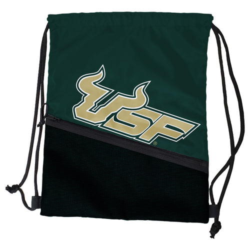 South Florida Tilt Backsack by Logo Brands, a stylish bag with adjustable straps and multiple compartments, shown in the image.