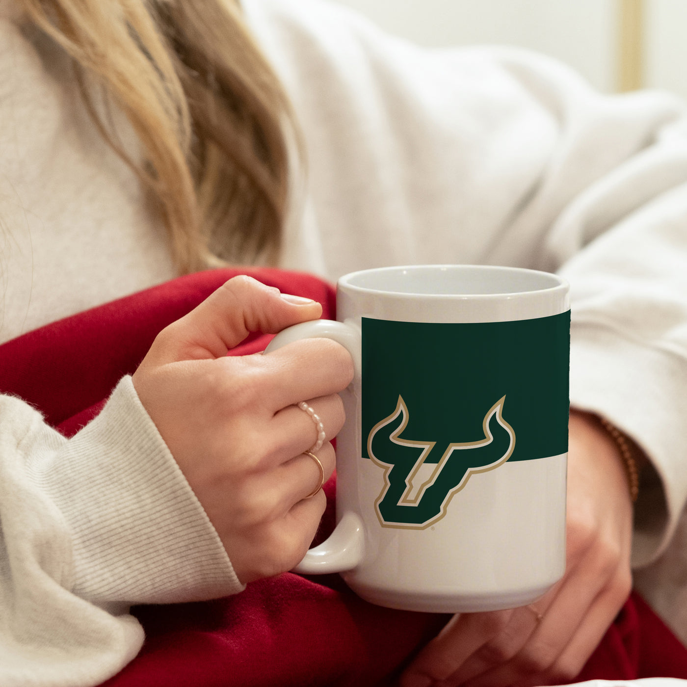 South Florida 15oz Colorblock Sublimated Mug