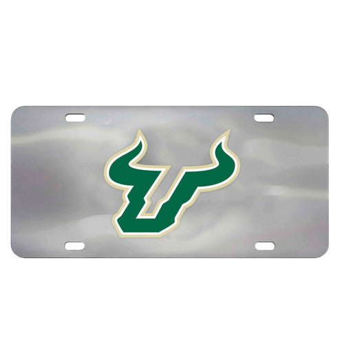 University of South Florida Chrome Diecast License Plate