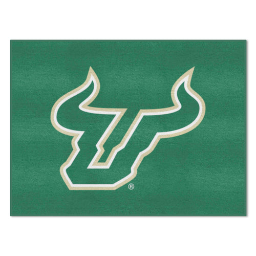 University of South Florida All-Star Mat by Logo Brands featuring USF logo and vibrant team colors on a durable mat.