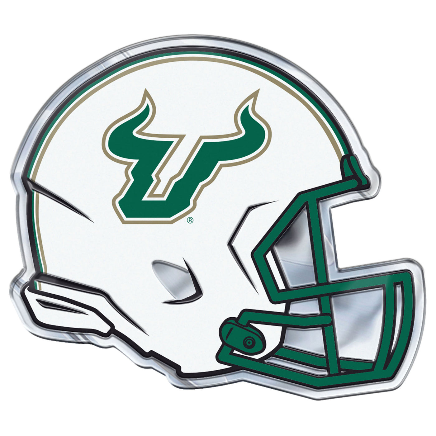 University of South Florida Embossed Helmet Emblem