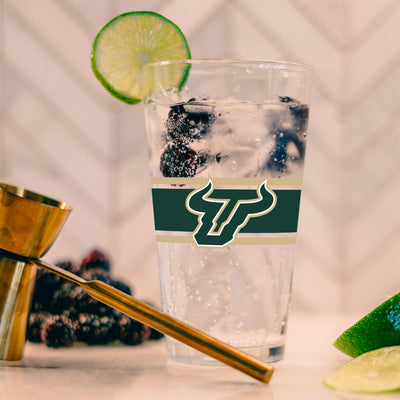 South Florida 16oz Stripe Pint Glass