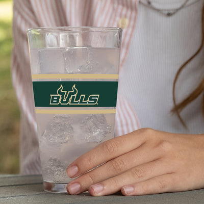 South Florida 16oz Stripe Pint Glass