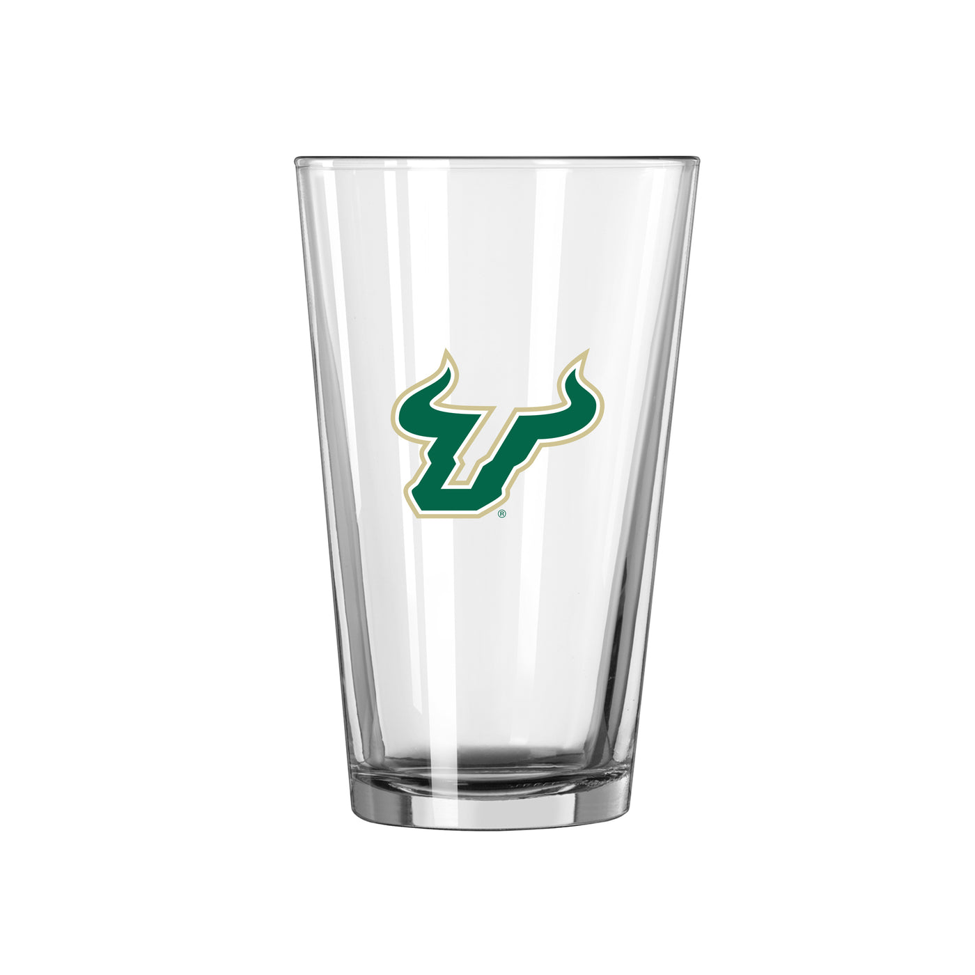 South Florida 16oz Logo Pint Glass - Logo Brands