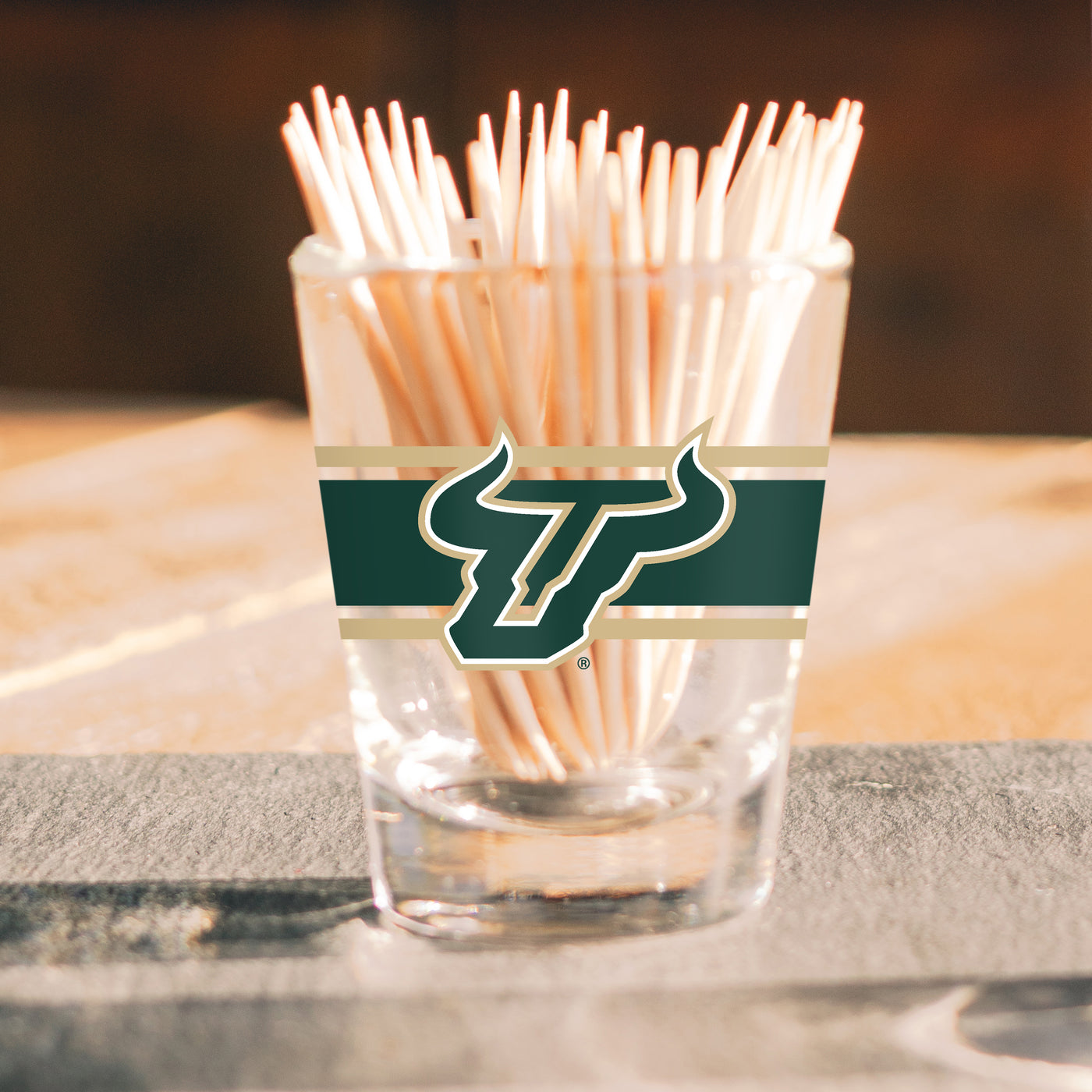 South Florida 2oz Stripe Shot Glass - Logo Brands