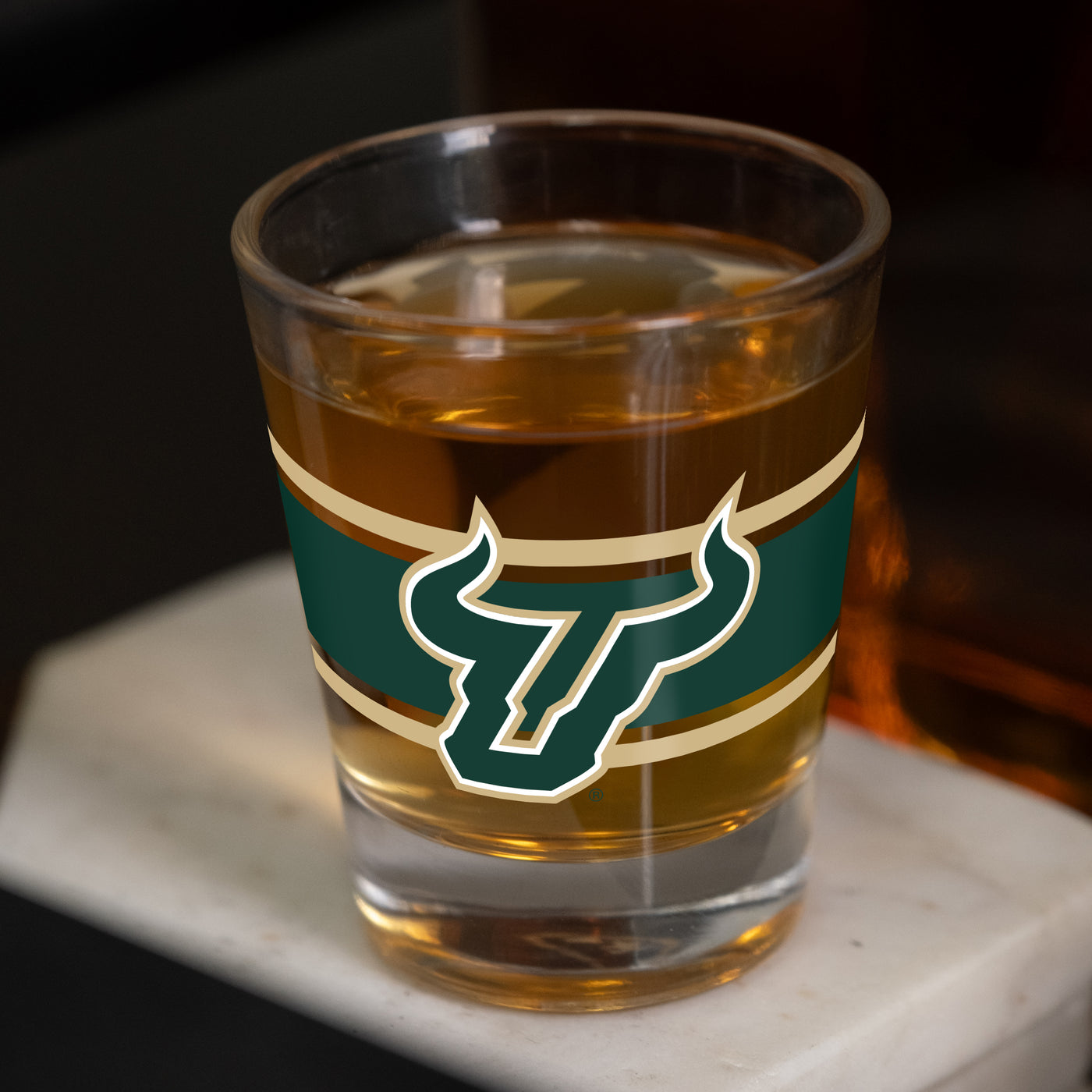 South Florida 2oz Stripe Shot Glass - Logo Brands