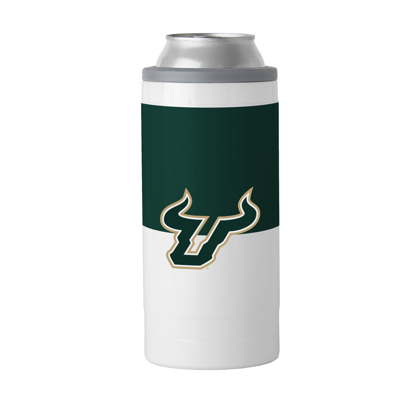 South Florida 12oz Colorblock Slim Can Coolie - Logo Brands