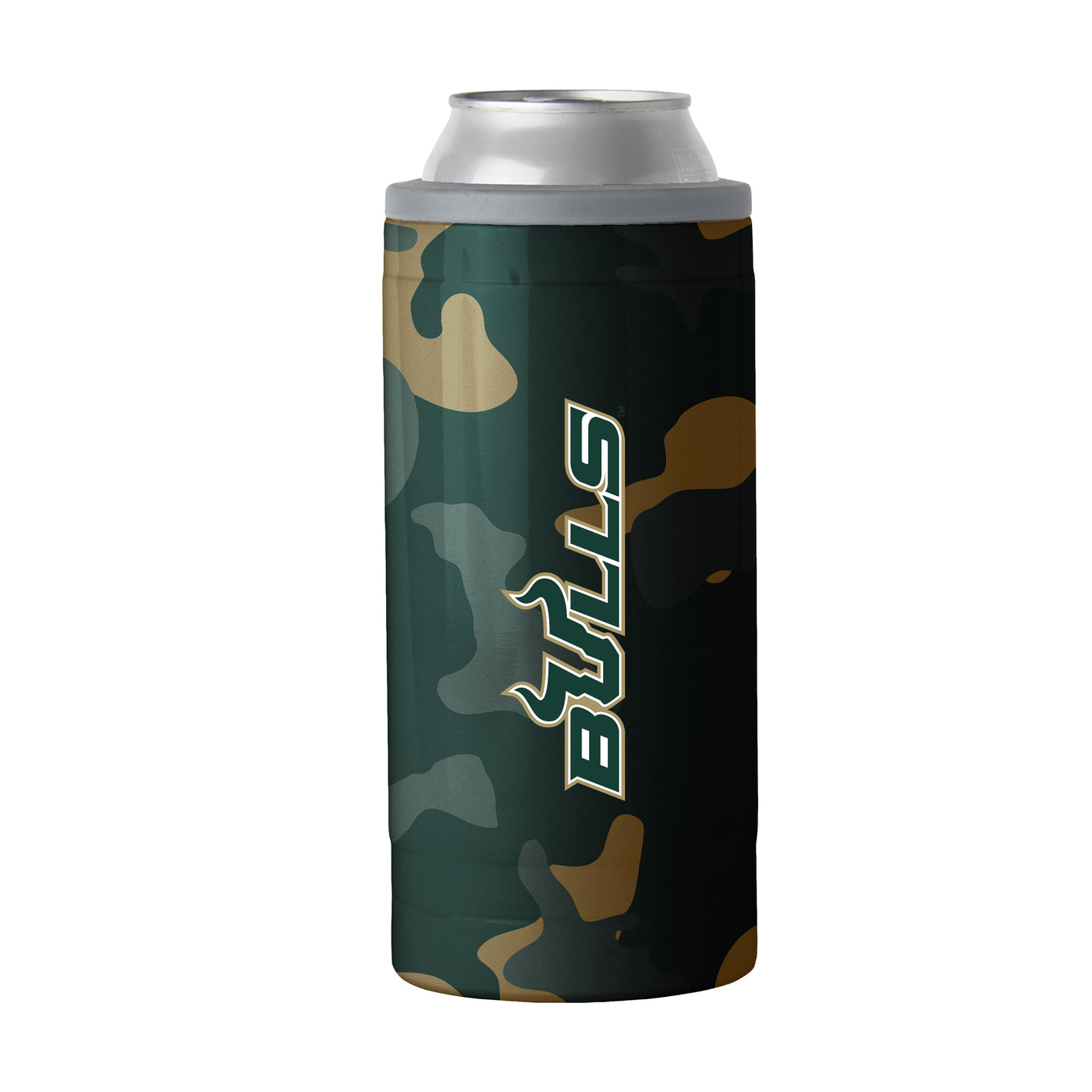 University of South Florida 12oz Camo Swagger Slim Can Coolie