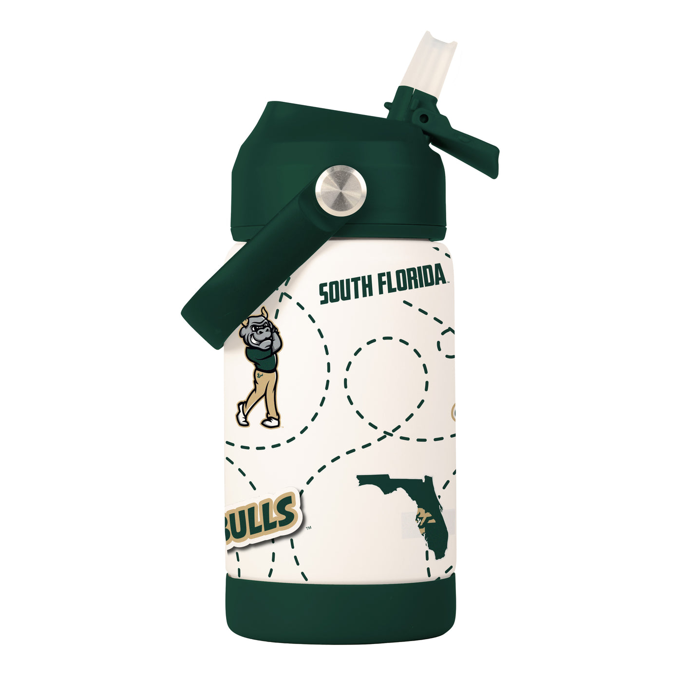 South Florida 12oz Mascot SS Kids Bottle