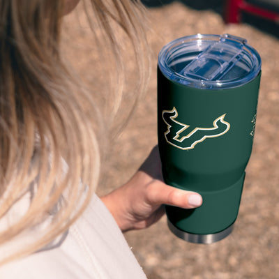 South Florida 30oz Gameday Stainless Steel Tumbler