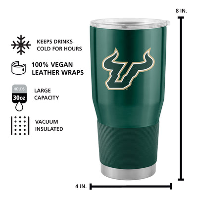 South Florida 30oz Gameday Stainless Steel Tumbler