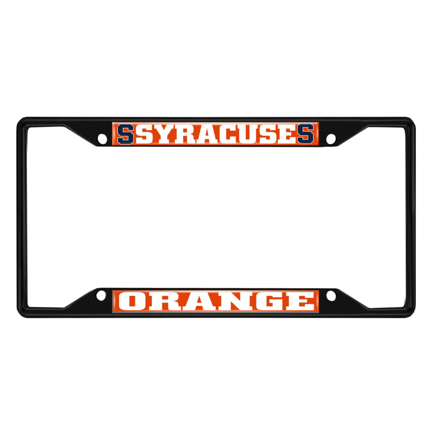 Syracuse University Black License Plate Frame