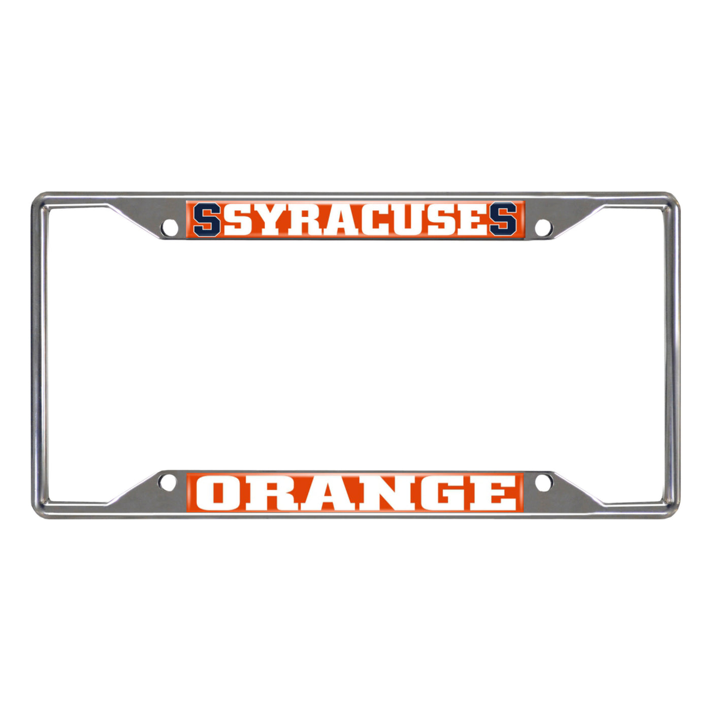 Syracuse University Chrome License Plate Frame