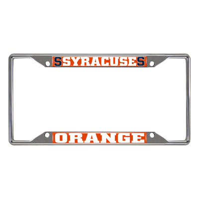Syracuse University Chrome License Plate Frame