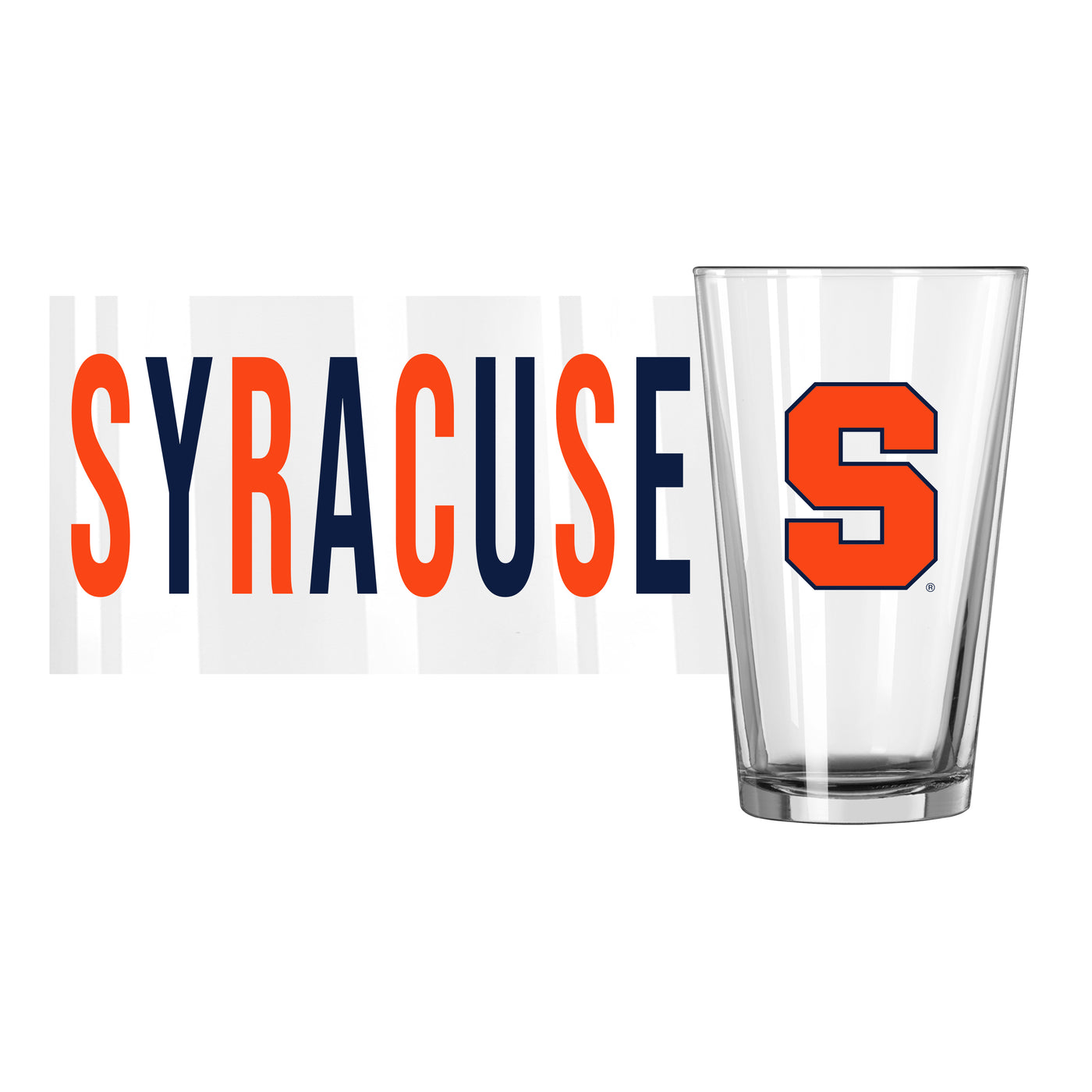 Syracuse 16oz Overtime Pint Glass