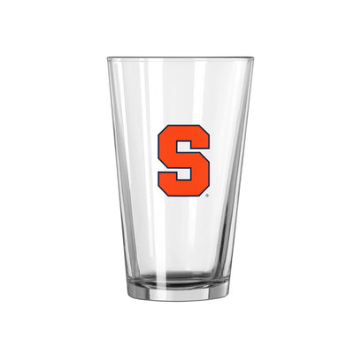 Syracuse 16oz Logo Pint Glass - Logo Brands