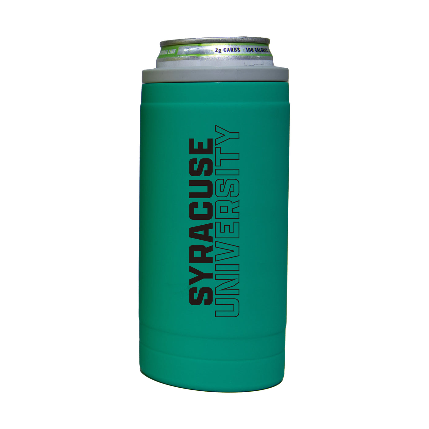 Syracuse 12oz Optic Stacked Soft Touch Slim Coolie - Logo Brands