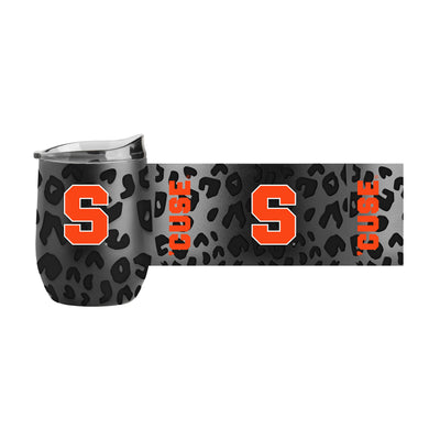 Syracuse Leopard 16oz Black Powdercoat Curved Beverage