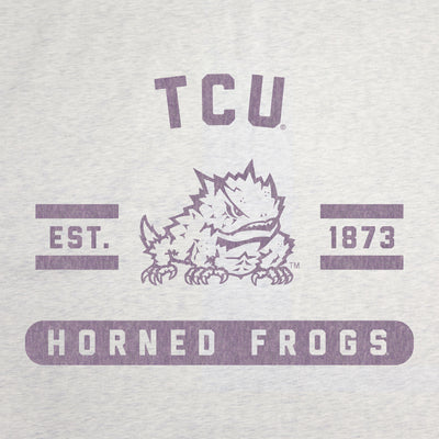 TCU Oatmeal Sweatshirt Blanket