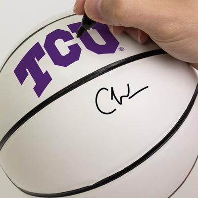 TCU Mini Size Autograph Basketball - Logo Brands