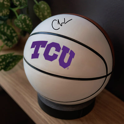 TCU Mini Size Autograph Basketball - Logo Brands