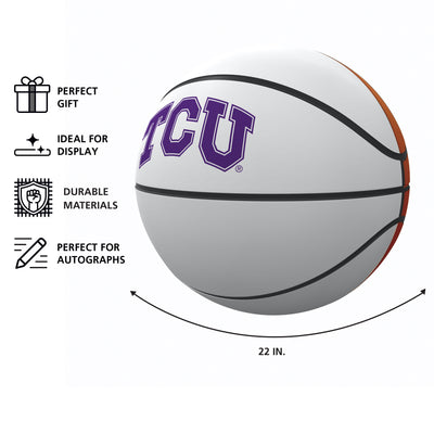 TCU Mini Size Autograph Basketball - Logo Brands