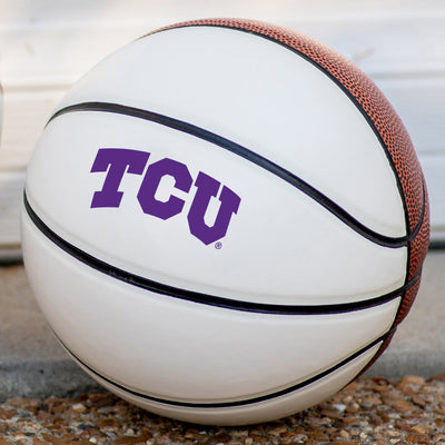 TCU Mini Size Autograph Basketball - Logo Brands