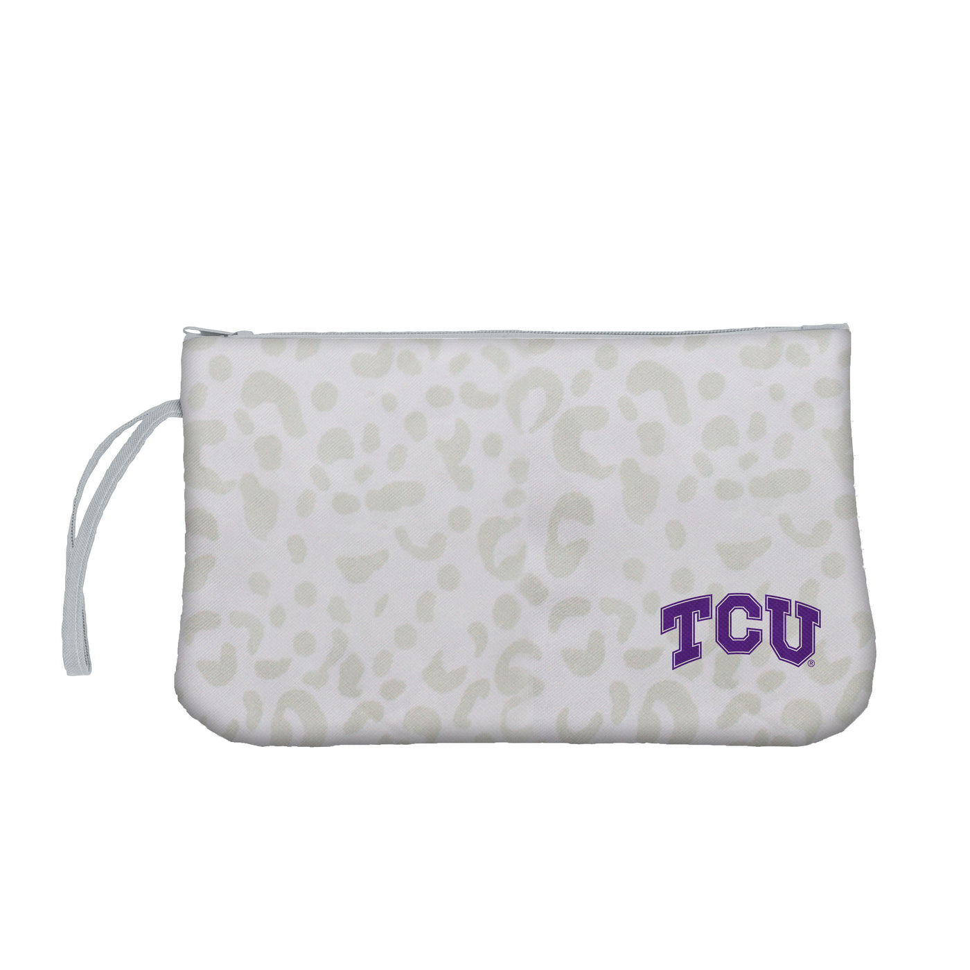 TCU Leopard Print Wristlet - Logo Brands