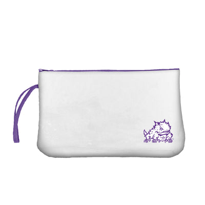 TCU Clear Wristlet - Logo Brands