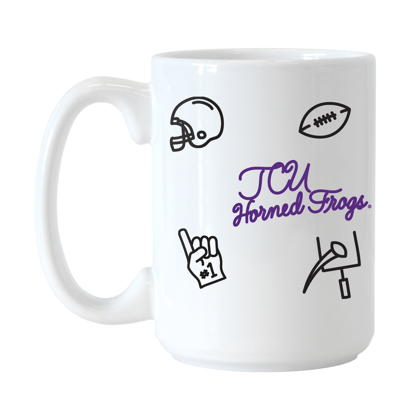 TCU 15oz Playmaker Sublimated Mug